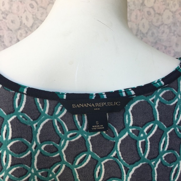 Banana Republic business work dress circles szS - Picture 5 of 7